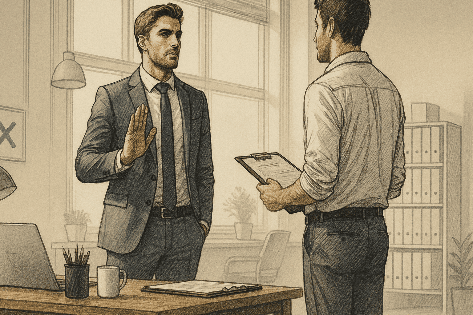 Saying no in business