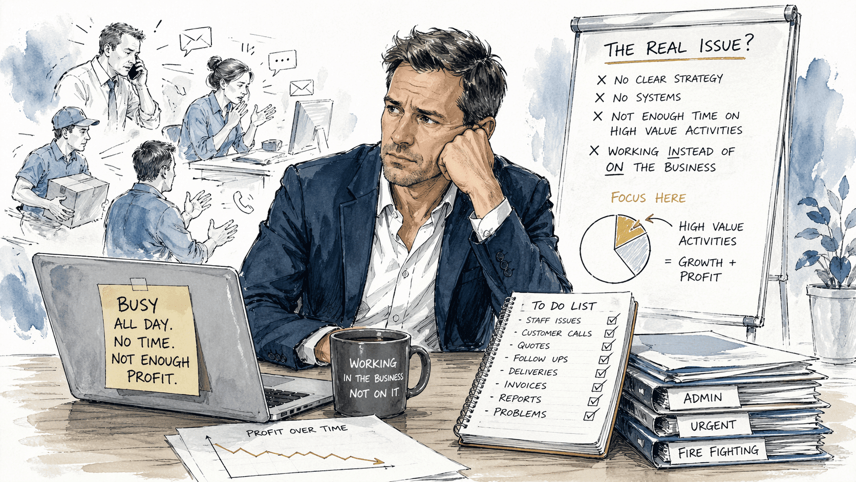 Business Feels Busy